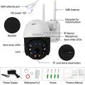 Wifi Outdoor Camera, V380 Pro Wifi Camera, PTZ WIFI IP Camera 1080P 4.X Digital Zoom Wireless Security CCTV Camera. 