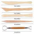 24Pcs Modeling Clay Sculpting Tools Set,Polymer Modeling Clay Sculpting Tools Rock Painting Kit for Sculpture Pottery. 