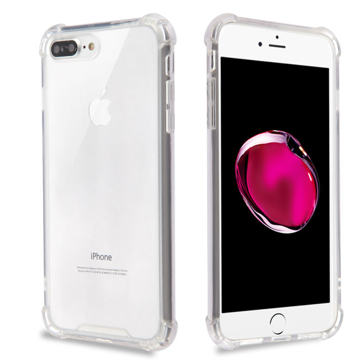 Apple%20iPhone%206%20PLUS%20/6S%20PLUS%20Phone%20Case%20Clear%20Shockproof%20Hybrid%20Bumper%20Gummy%20Rubber%20Silicone%20Gel%20Shock%20Absorption%20Cover%20Highly%20Transparent%20Clear%20Phone%20Case%20Cover%20for%20Apple%20iPhone%206S%20Plus,%20iPhone%206%20PLUS%20-%20Image%202