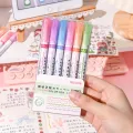 Stationery Supplies / Multi-colored Drawing Curve Pen Funny Pattern Outline Marker Pen Hand Copy Account Curve Pen Quick Dry Mark Notes Painting Highlighter DIY Card Marker Pens. 