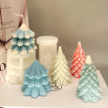 Versatile Christmas candle mold Decorative Scented  3D Christmas  ornament mold Creative -shaped Plaster resin mold for Holiday decoration DIY crafts Home décor Gift-giving Christmas party decoration. 