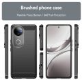 BLKNAIM 4in1 Phone Case For VIVO V50 5G anti-fall wire drawing phone case+ tempered glass+Lens Film+Back film. 