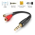 3.5mm Jack Male to 2 RCA Female Jack RCA Stereo Audio Cable Converter Adapter High Quality. 