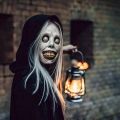Ball Mastic Most Evil Horror Cosplay Demon Mask Horror Halloween Mask Smiling Demon White Eyes Scary Mask Cosplay Scary. 
