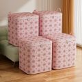 New With Handle Clothes Storage Bins Foldable Large Capacity Quilt Storage Bag Dust-Proof Clothes Organizer Closet Storage Box for Home. 