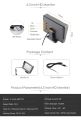 4.3 12V 24V Car Bus Standalone LED Monitor Screen with Rear View Reverse Backup Camera Kit Combo. 