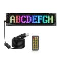 Car LED Matrix Pixel Panel Screen Programmable Scrolling Advertising Custom Text Pattern Animation Scrolling. 