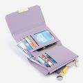 SeaGloca New Simple Korean Version Fashion Short Trifold Wallet for Woman. 