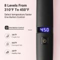 LibiOriginal FRIZZ HEATING INSTANT VOLTAGE DUAL DISPLAY DIGITAL BAND STRAIGHT TITANIUM KIPOZI PROFESSIONAL FLAT IRON HAIR DEVICE LCD SMOOTHING. 