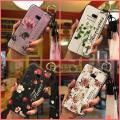 ring protective Phone Case For LG V50S Phone Holder Wristband Anti-knock Anti-dust Dirt-resistant Lanyard Durable Flower. 