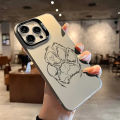 Cute Dog Paw Print Phone Case for Samsung Galaxy S25 Ultra S24 FE S23 S22 S21 Plus A06 A26 A36 A55 A15 A16 Shockproof Back Cover. 