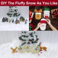 Christmas Fake Snow Cotton Like Artificial White Snow Fluffy Fiber Stuffing Snow Covering for Winter Christmas Tree Decoration. 