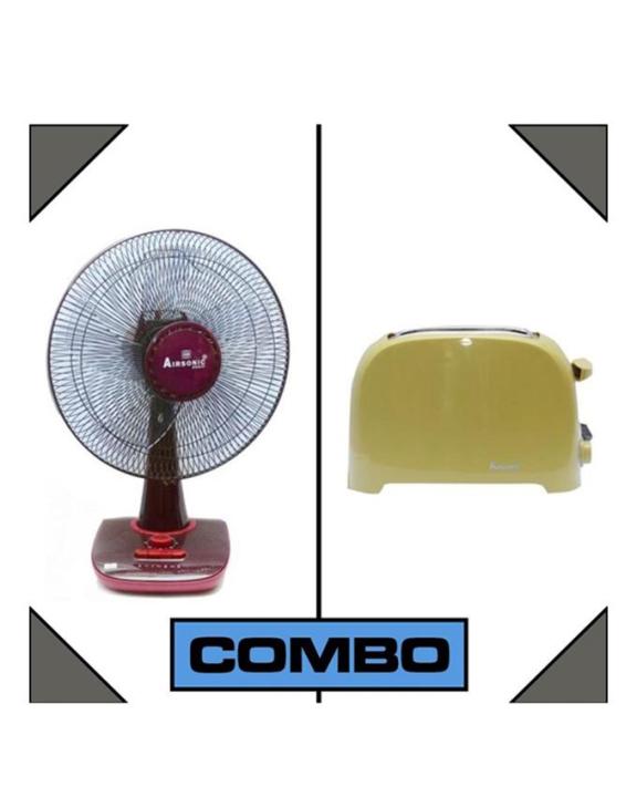 Toaster Fan Combo of TS220 Table Fan + Pop Up TS601 Toaster | Daraz.lk