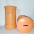 Pillar Box Type Money Till Box Multicolor for Money Saving. 