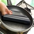 1pc Reuseable Non-stick Mat Pan Fry Liner Sheet Cooking Wok Sheet Pad Kitchen BBQ Baking Mats Cooking Tool Round 24cm Diameter. 