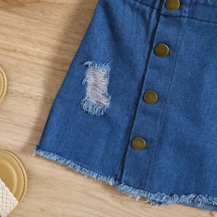 Girls%20Clothing%20Sets%20Summer%20Top%20And%20Denim%20Skirt%20Birthday%202pcs%20Little%20Girl%20Outfits%20-%20Image%206