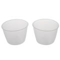 Plastic 120Ml Electric Cooker Rice Measuring Cup 6Pcs Clear White. 