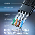 UGREEN Cat 8 Ethernet Cable High Speed Braided 40Gbps 2000Mhz Network Cord Cat8 RJ45 Shielded Indoor Heavy Duty LAN Cables Compatible for Gaming PC PS5 PS4 PS3 Xbox Modem Rou'ter. 