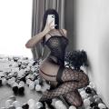 Lingerie Bodysuit Full Body Stockings Exotic Mesh Clothing See-through Jumpsuit Open Teddies Suit Women Girls. 