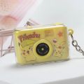 【Footprint】 Pokemon Kawaii Keychain Cute Cartoon Pikachu My Melody Kuromi Cinnamoroll Key Ring Camera Pendant LED Lighting Ornaments Gifts. 