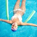 Swimming Pool Noodle Floater Hollow Flexible Water Float Aids Woggle Noodles For Children Over 5 Years Old And Adult. 