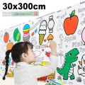 Believesinkinte Children Coloring Drawing Roll Paper Graffiti Scroll DIY Handmade Paper-cut Wall Stickers Paper Early Educational Painting Toys. 