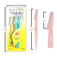 Tinkle 3 PCS Eyebrow or Face Hair Removal Safety Razors Trimmer Shaper Shaver. 