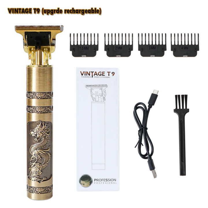 Vintage%20T9%20Hair%20Trimmer%20Professional%20Hair%20Cutting%20Machine%20Rechargeable%20Trimmer%20Plastic%20Body%20-%20Image%202