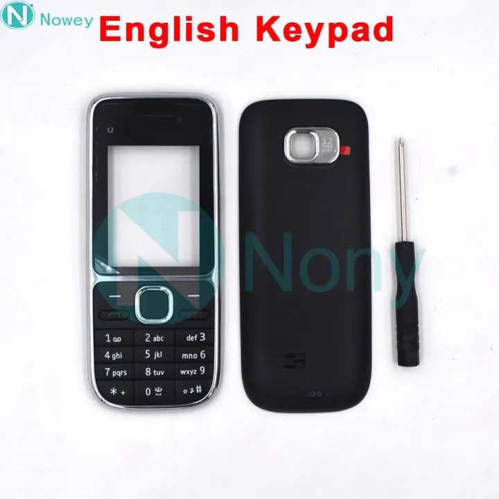 Nowey%20C2-01%20Housing%20For%20Nokia%20C2%20C2-01%20Mobile%20Phone%20Front%20Back%20Cover%20Case%20English%20Russian%20Arabic%20Keypad%20Replacement%20Parts%20-%20Image%203