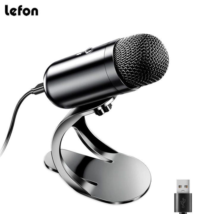Condenser USB Microphone Plug Play Recording Professional Microphone for PC Computer Laptop Mac YouTube Streaming Podcasting