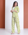 Spring and Summer Printed Pant with Elastic Waist. 