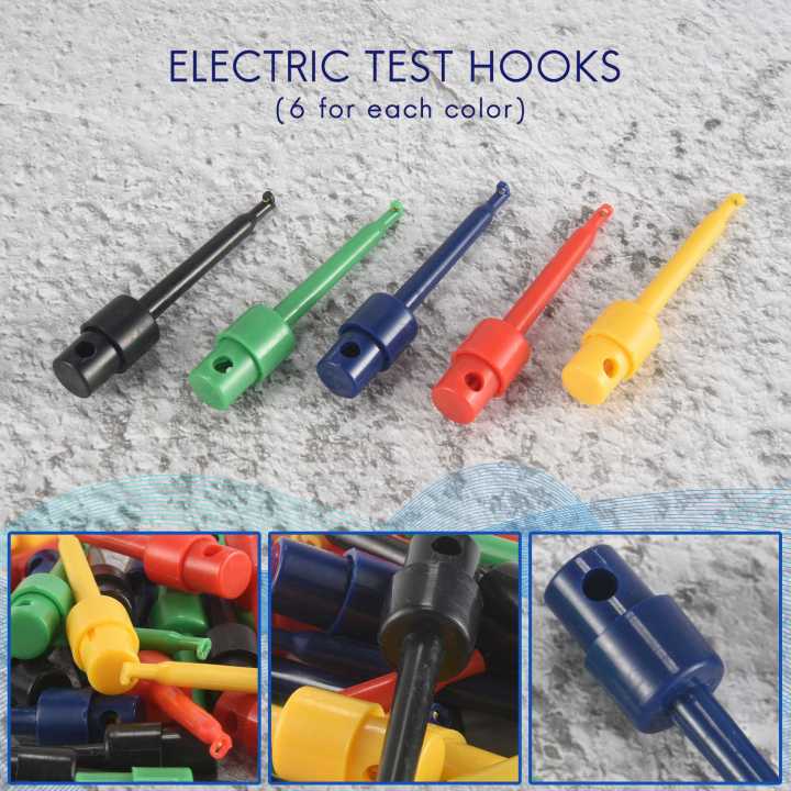 30Pcs%20Multimeter%20Wire%20Lead%20Test%20Clip,%20Electronic%20Mini%20Test%20Probe%20Set%20-%20Image%207