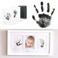 Environmental-friendly Baby Care Non-Toxic Baby Handprint Footprint Imprint Kit Baby Souvenirs Casting Newborn Footprint inkpad. 
