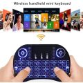 Mini Wireless Keyboard 7 Backlit English 2.4G Air Mouse Remote for Android TV Box PC Mobile Phone I8 Mini Wireless Keyboard (Battery: 2 x AAA Battery (Not Included). 