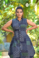 UpTrendy Front open  Sleeveless  Short Linen frock | Dresses for women | Dress with side pockets. 