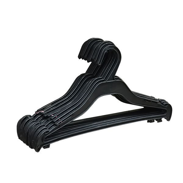 High Quality Plastic Hanger 12 Pcs ( black)