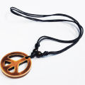 Men's Peace Sign Necklace/ Peace Sign Pendant Chain / Peace Sign Pendant with Rope Chain /Fashion Necklace Chain with Pendant for Men. 