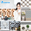 6Pcs European Style Waterproof Tile Stickers Kitchen Bathroom Floor Wall Decor. 