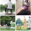 Camping Chair Portable Stools Outdoor Folding Stools Travel Camping Fishing Folding Stools Stools Train Subway Queuing Magician. 