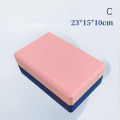 120g Dual Color Sport Yoga Block EVA Yoga Brick Exercise Home Exercise Stretching Workout Training Cologo. 