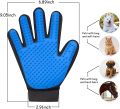 Pet Grooming Glove - Gentle Deshedding Brush Glove - Efficient Pet Hair Remover Mitt - Enhanced Five Finger Design. 