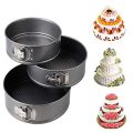 Round Shape Cake Mould - 3 Pcs. 