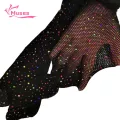 Muses Mall Stockings Sparkling Rhinestone Fishnet Pantyhose for Party Club Look High Elasticity Anti-slip Design Favorite Ultra-thin Fishnet Stockings. 