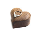 Case Packaging Portable Travel Walnut Jewelers Organizer Lover Box Universal Rings Wood. 
