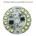 Bulb Light AC 220V Downlight Chip Spotlight LED Bulb Patch Lamp SMD Plate Circular Module Light Source Plate. 