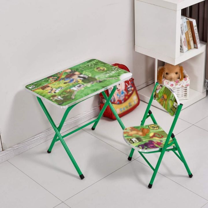 Kids%20Folding%20Table%20And%20Chair%20Set,%20Portable%20Children's%20Cartoon%20Activity%20Table/Desk/Dining%20Table,%20For%203-8%20Years%20Old%20Boys%20And%20Girls%20-%20Including%20Tables%20And%201%20Chair%20-%20Image%206