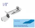 Hem Folder 1/8" for single needle machine with 2 screws. 