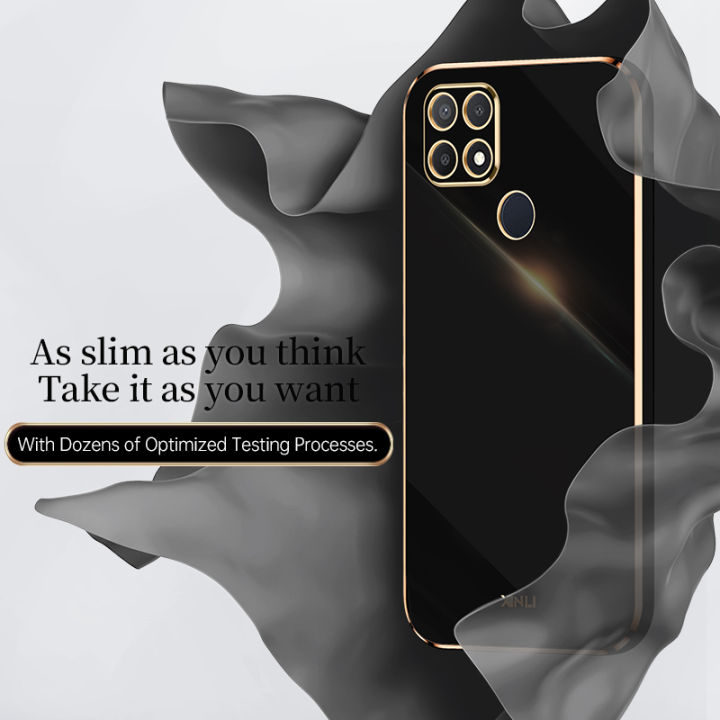 Luxury%206D%20Plating%20Soft%20Casing%20Silicone%20Square%20Frame%20Phone%20Case%20For%20OPPO%20A15%20/%20A15s%20Phone%20Case%20Shiny%20Bling%20Back%20Cover%20Coque%20-%20Image%205