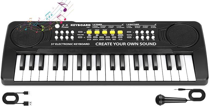 big fun keyboard for Kids Musical Toys Old Girls Keyboard  Beginners Electronic Piano  Boys Girls Gifts
