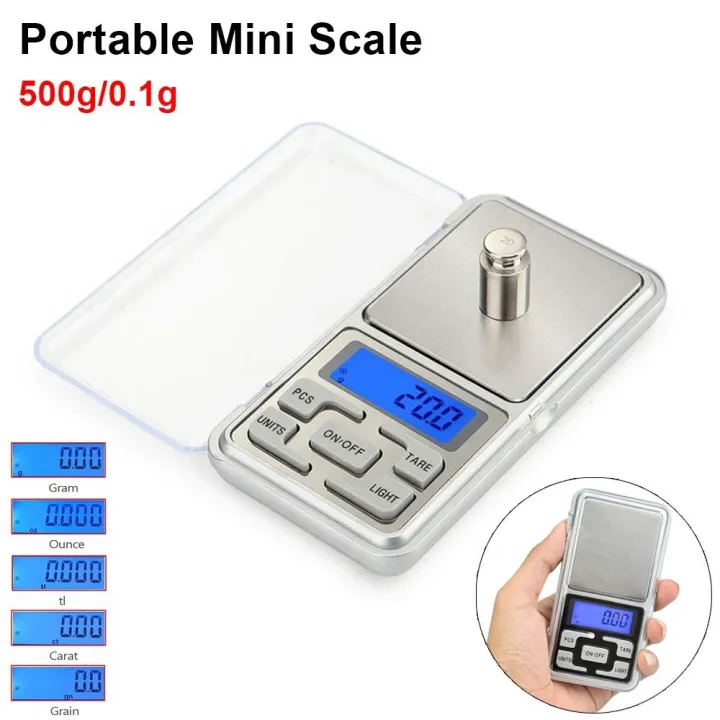 1Pcs Durable Accurate Digital Mini Scale High Precision 500g/0.1g ...